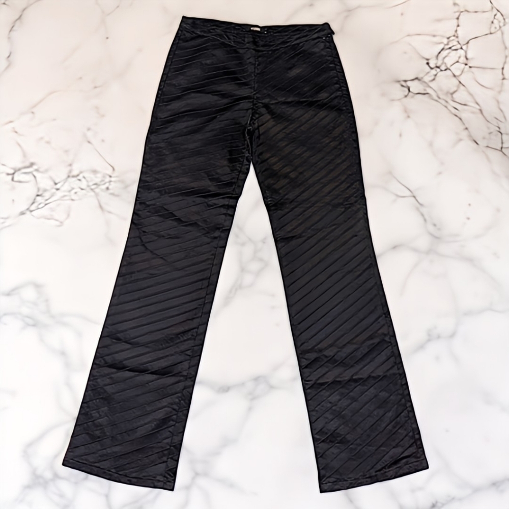 Ferre vintage designer embossed logo dress pants 30